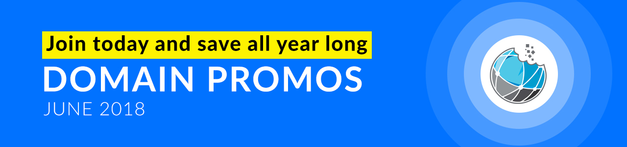 Domain Promos for June 2018