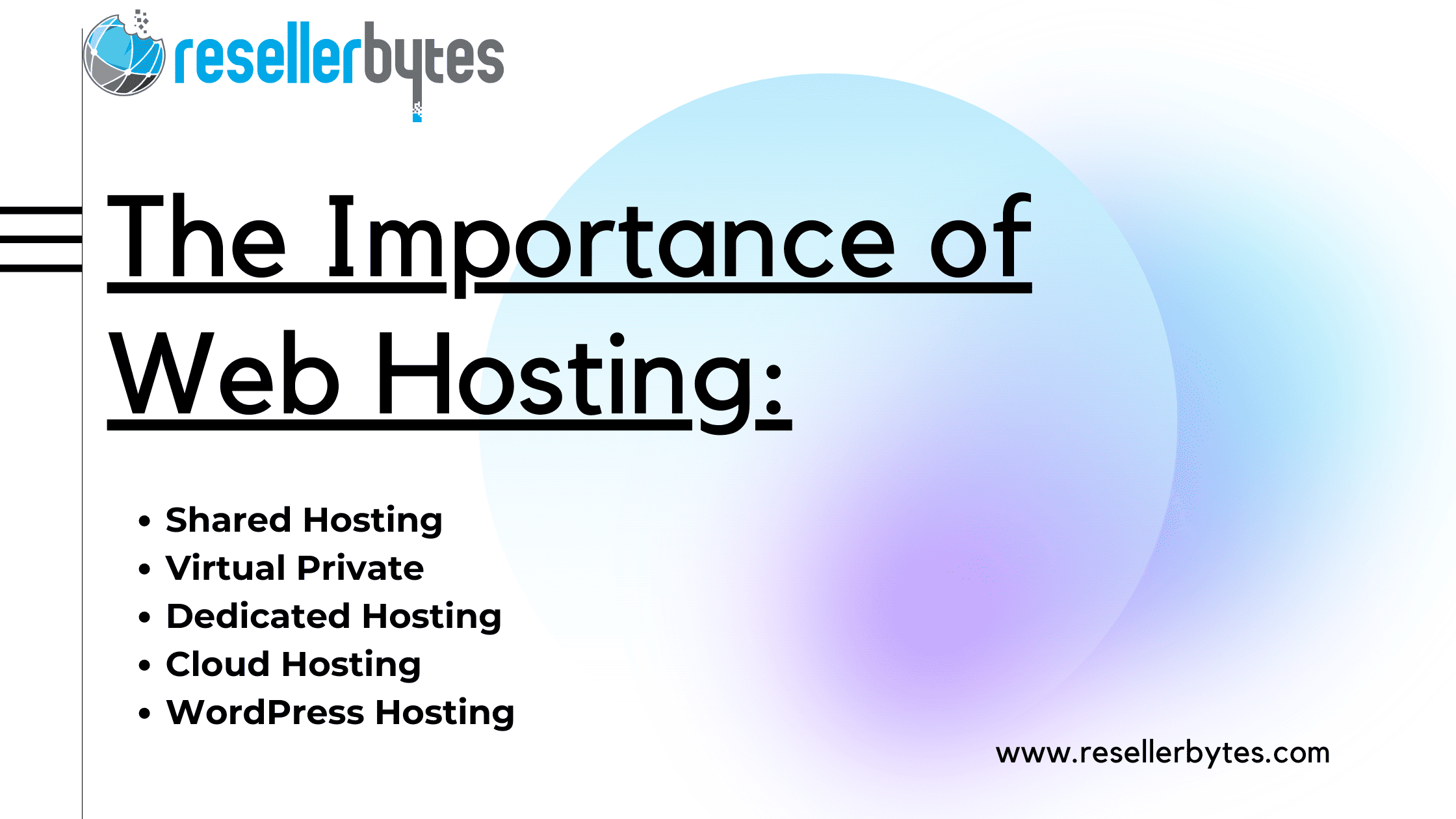 The Importance of Web Hosting and its benefits?